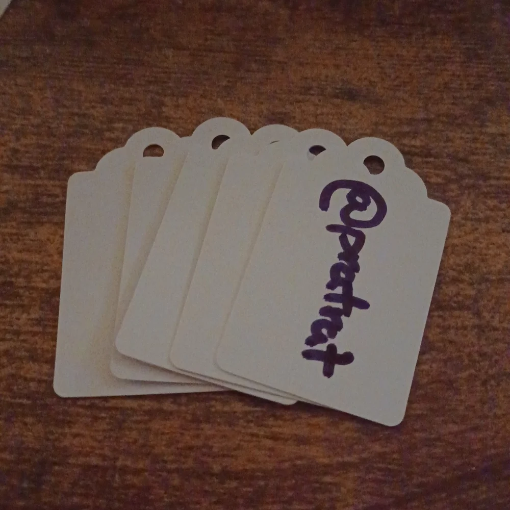 15 Blank tags